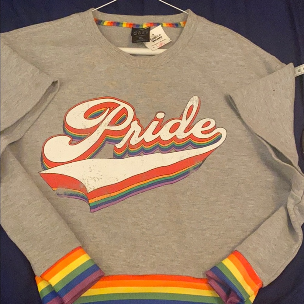 PRIDE cropped sweatshirt